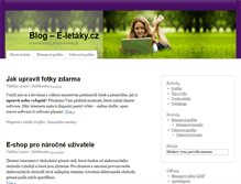 Tablet Screenshot of blog.e-letaky.cz